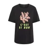 CLEAN TEE WITH BRIGHT ARTWORK